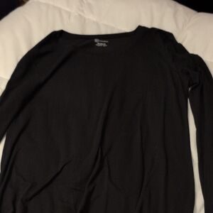 No Boundaries Black Crew Neck Top